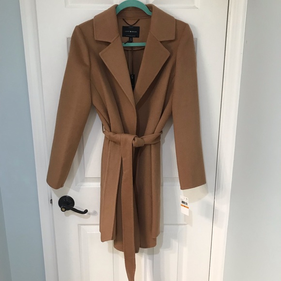 Lucky wool wrap coat Clearance